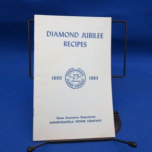 Vintage Monongahela Power Company Recipe Booklet 1965 Diamond Jubilee